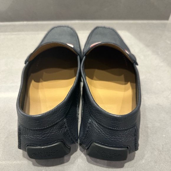 BALLY Leather Navy Driver - GREAT CONDITION! - Picture 3 of 6